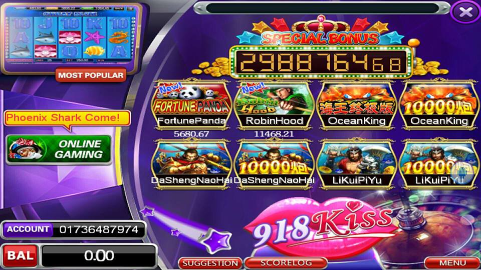 918kiss (SCR888) – How we select the best games online casino with slot games for you?